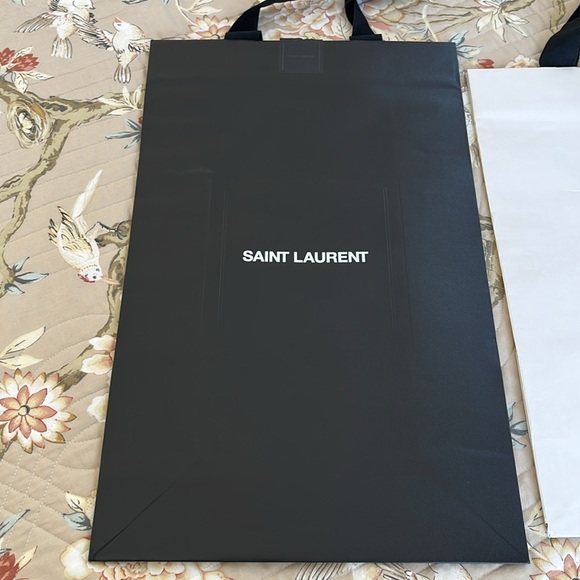 Saint Laurent Black And White Gift Bags - Picture 9 of 13